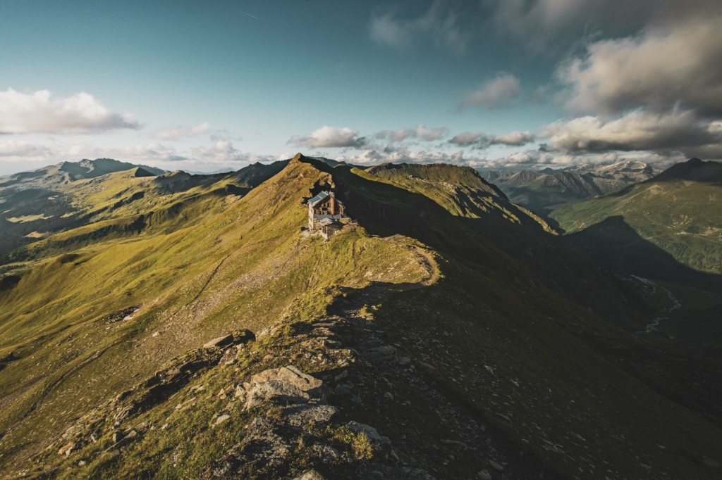 Niedersachsenhaus im Nationalpark Hohe Tauern, Rauristal, Rauris, Kolm Saigurn, Salzburger Land, Pinzgau, Österreich.