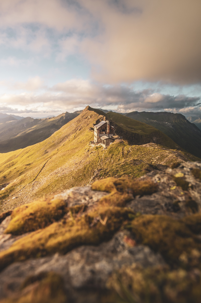 Niedersachsenhaus im Nationalpark Hohe Tauern, Rauristal, Rauris, Kolm Saigurn, Salzburger Land, Pinzgau, Österreich.