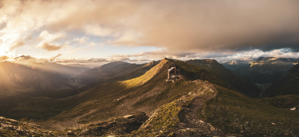 Niedersachsenhaus im Nationalpark Hohe Tauern, Rauristal, Rauris, Kolm Saigurn, Salzburger Land, Pinzgau, Österreich.